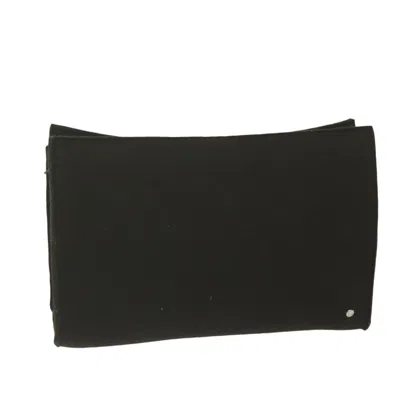 Pre-owned Hermes Hermès Black Wool Clutch Bag ()