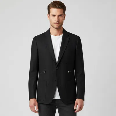 Pre-owned Hermes Black Wool Single Breasted Blazer Xxl