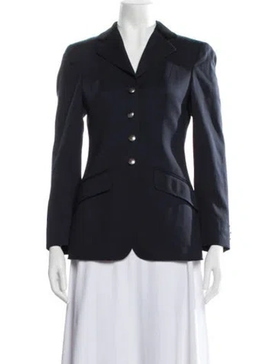 Pre-owned Hermes Blazer In Blue