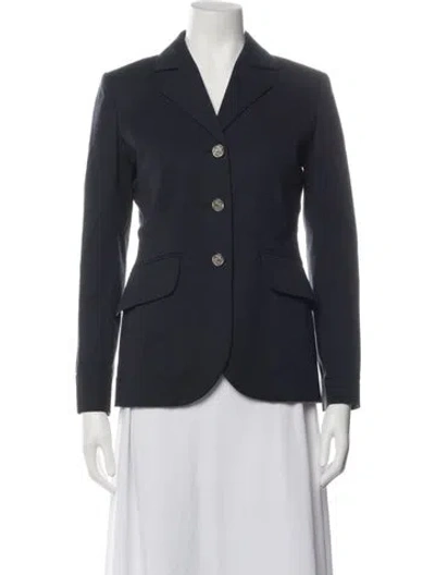 Pre-owned Hermes Blazer In Blue