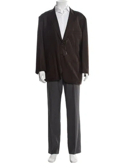 Pre-owned Hermes Blazer In Brown
