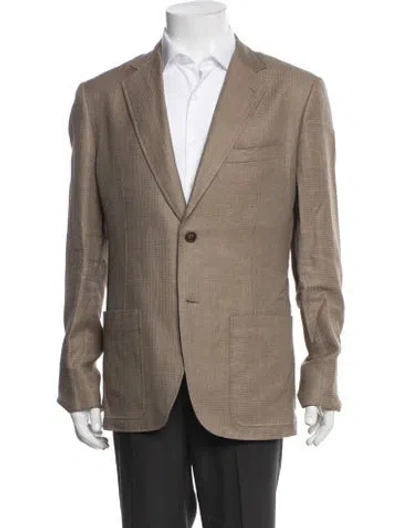 Pre-owned Hermes Blazer In Brown
