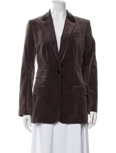 Pre-owned Hermes Blazer In Brown