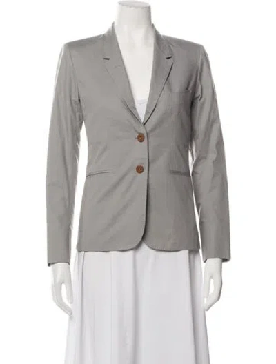 Pre-owned Hermes Blazer In Grey