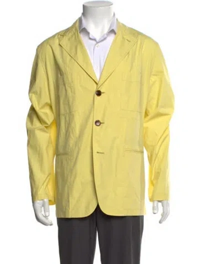 Pre-owned Hermes Blazer In Yellow