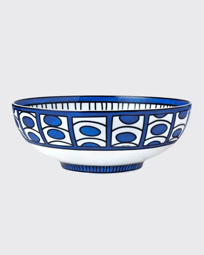 Pre-owned Hermes Bleus D'ailleurs Small Salad Bowl In Multi