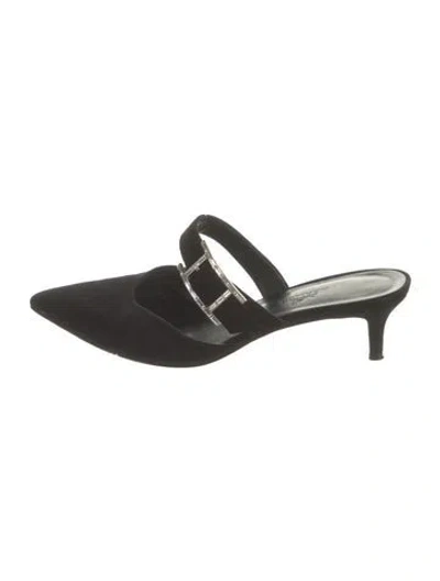 Pre-owned Hermes Blink Leather Pumps In Blac