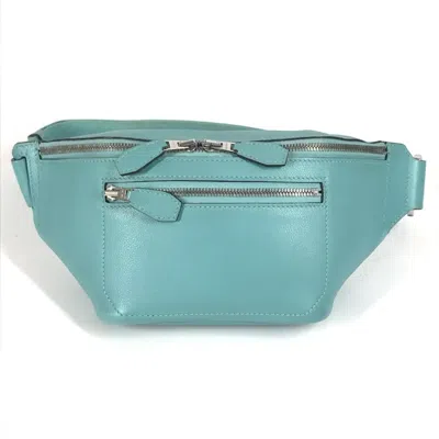 Pre-owned Hermes Blue Blue Atoll Fanny Pack Shoulder Bag ()