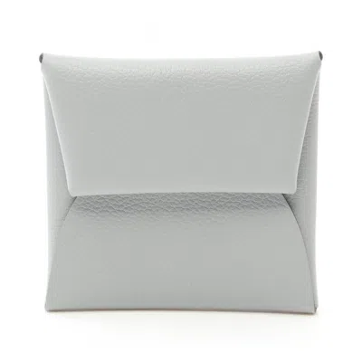 Pre-owned Hermes Blue Coin Purse/coin Case ()