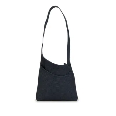 Pre-owned Hermes Blue Navy Canvas Shoulder Bag () In Blue, Navy