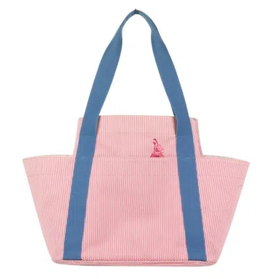 Pre-owned Hermes Blue Pink Canvas Tote Bag ()