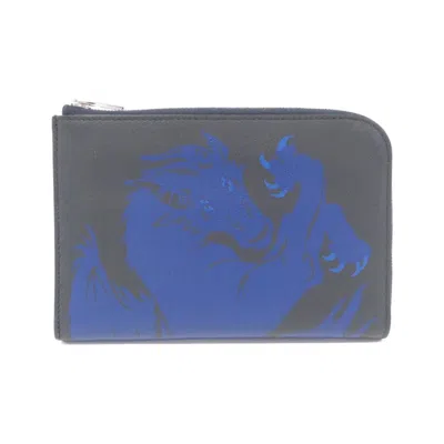 Pre-owned Hermes Blue Royal Blue Indigo Swift Leather Wallet (bi-fold) ()