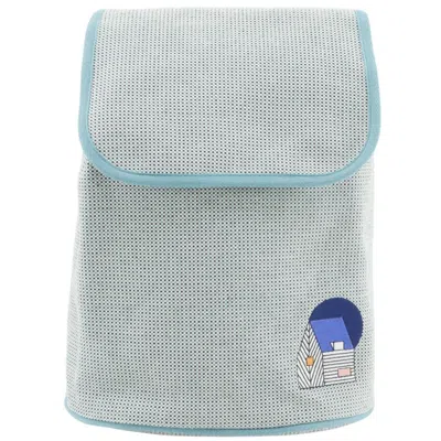 Pre-owned Hermes Blue Toile H Backpack ()