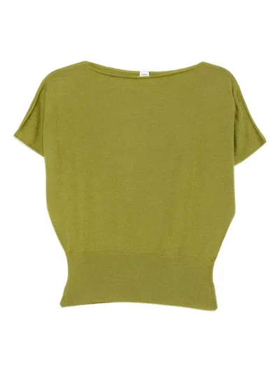 Pre-owned Hermes Boat-neck Top