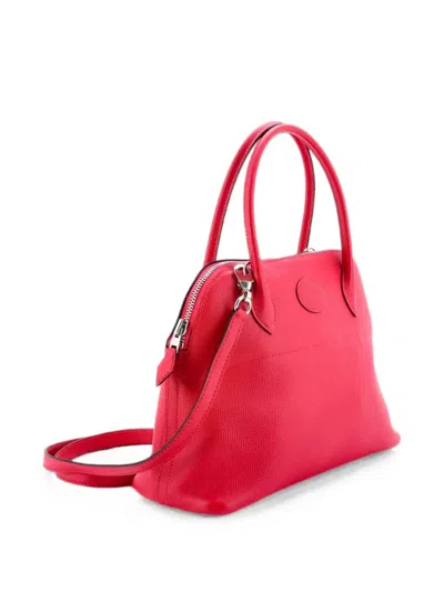 Pre-owned Hermes Bolide Bag Epsom 27 Satchel In Pink