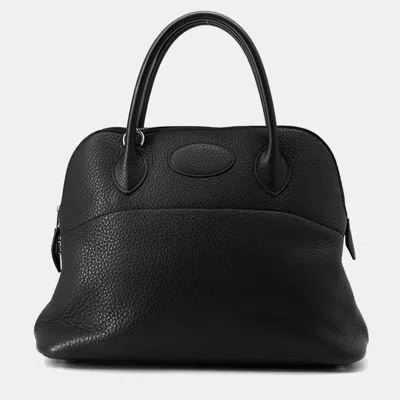 Pre-owned Hermes Bolide Black Taurillon Clemence Size 31
