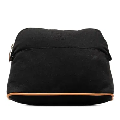 Hermes Hermès Bolide Black Calfskin Clutch Bag ()