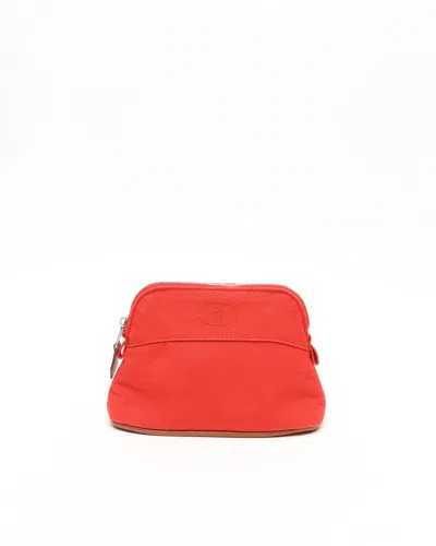 Pre-owned Hermes Hermès Bolide Canvas Pouch