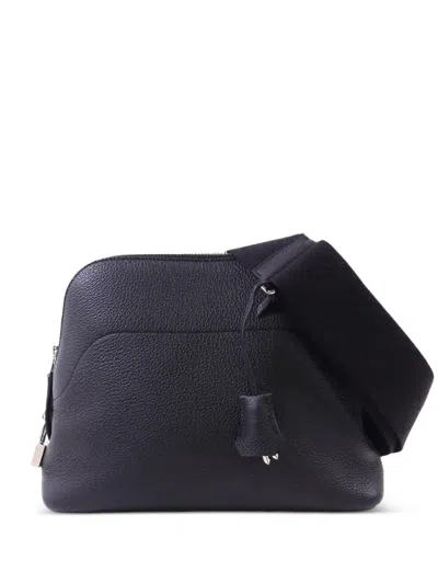 Pre-owned Hermes Bolide Togo Leather Shoulder Bag In Black