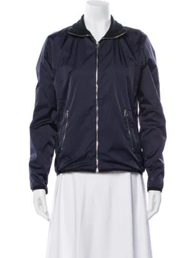 Pre-owned Hermes Bomber Jacket In Blue