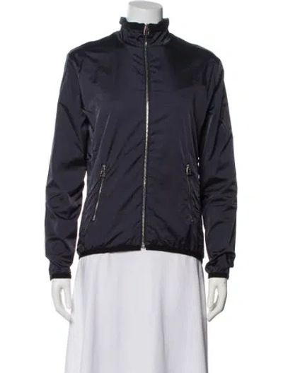 Pre-owned Hermes Bomber Jacket In Blue