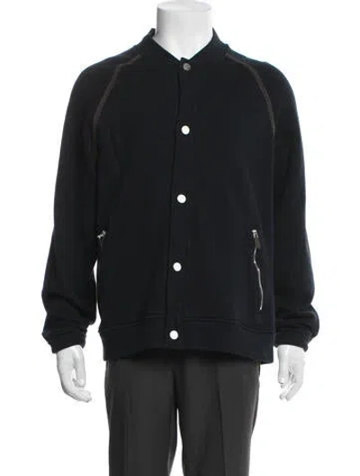 Pre-owned Hermes Bomber Jacket In Blue