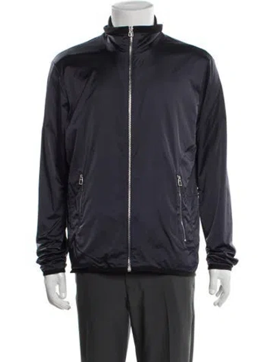 Pre-owned Hermes Bomber Jacket In Blue