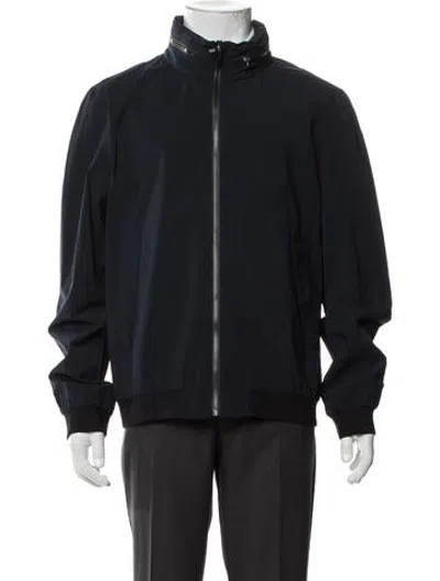 Pre-owned Hermes Bomber Jacket In Blue