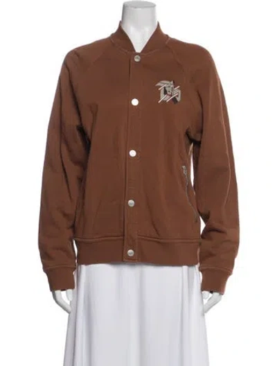 Pre-owned Hermes Bomber Jacket In Brown