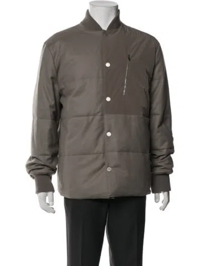 Pre-owned Hermes Bomber Jacket In Brown