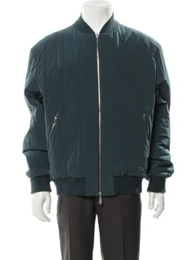 Pre-owned Hermes Bomber Jacket In Green