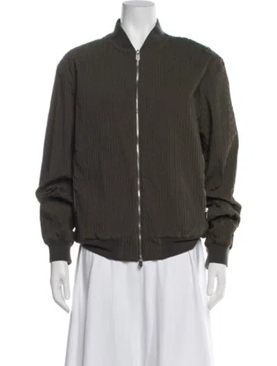 Pre-owned Hermes Bomber Jacket In Green