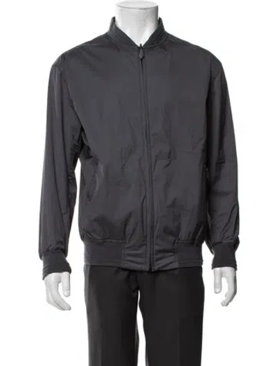 Pre-owned Hermes Bomber Jacket In Grey