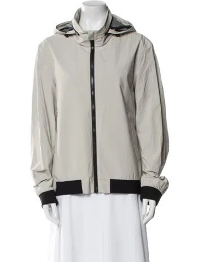 Pre-owned Hermes Bomber Jacket In Neutral