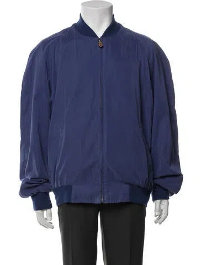 Pre-owned Hermes Bomber Jacket In Purple