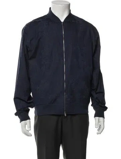 Pre-owned Hermes Bomber Jacket W/ Tags In Blue