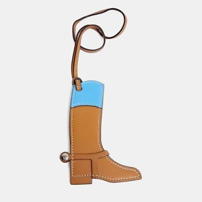 Pre-owned Hermes Hermès Boot Bag Charm In Brown