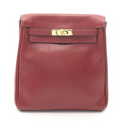 Pre-owned Hermes Bordeaux Gulliver Leather Backpack ()