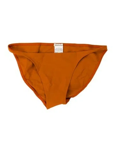 Pre-owned Hermes Bottoms In Orange