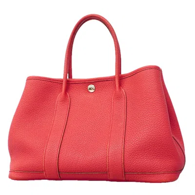 Pre-owned Hermes Bougainvillier Negonda Leather Tote Bag ()