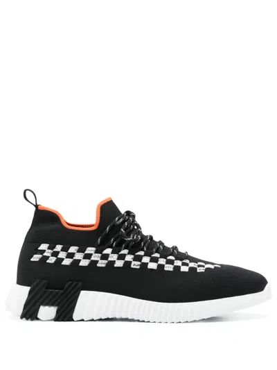 Pre-owned Hermes Bouncing Trainers In Black
