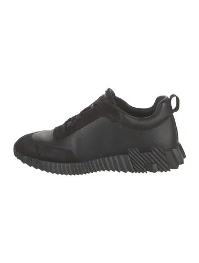 Pre-owned Hermes Bouncing Sneakers In Black