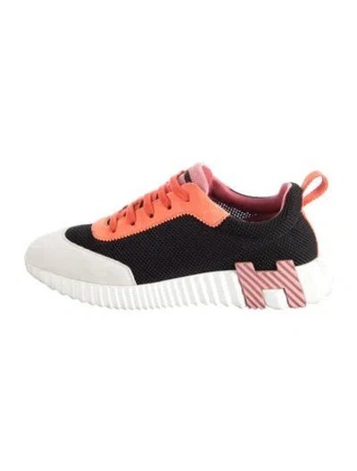 Pre-owned Hermes Bouncing Sneakers In Multicolor