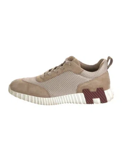Pre-owned Hermes Bouncing Sneakers In Multicolor