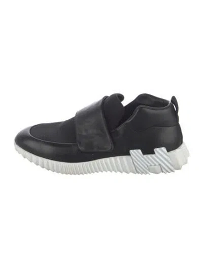 Pre-owned Hermes Bouncing Sock Sneakers In Black