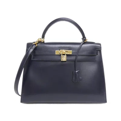 Pre-owned Hermes Box Calf Leather Handbag () In Multi