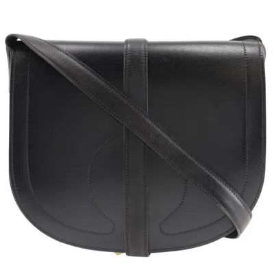 Pre-owned Hermes Box Calf Leather Shoulder Bag ()