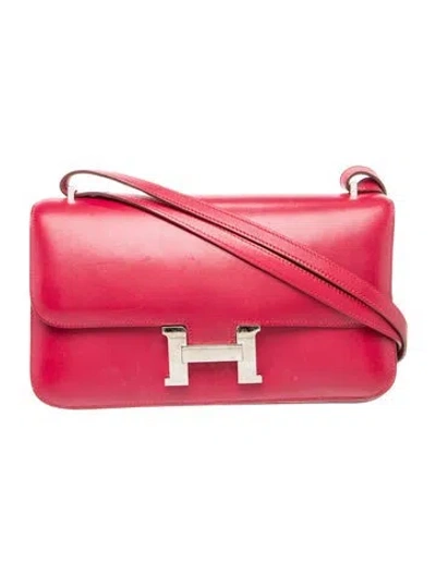 Pre-owned Hermes Box Constance Elan 25 In Red
