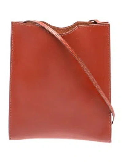 Pre-owned Hermes Box Sac Onimaitou In Red