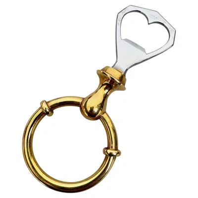 Pre-owned Hermes Hermès Brass And Steel Bottle Opener , 1970s France In Sand
